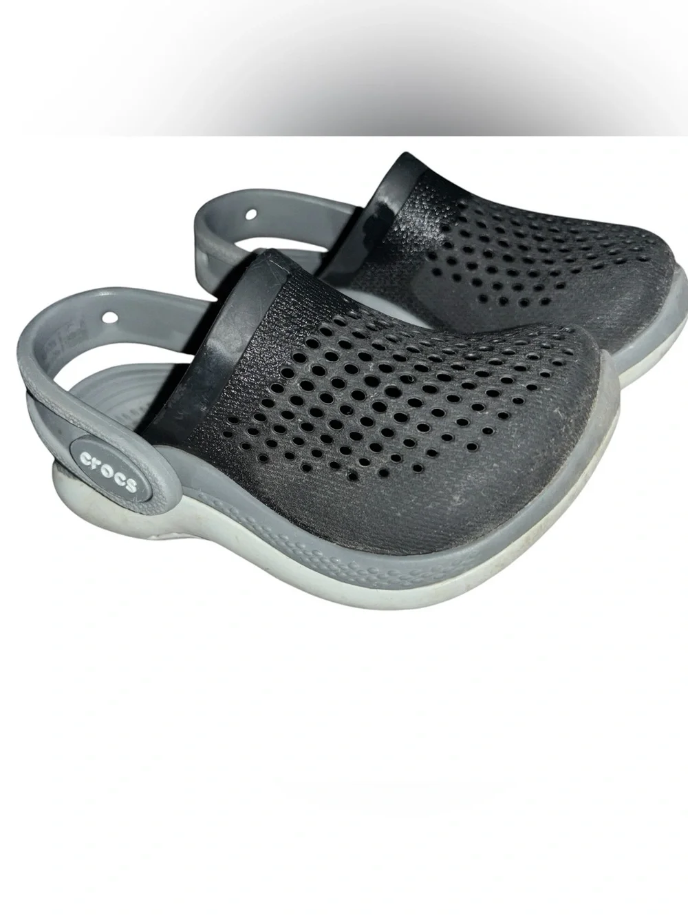 Bundle-Crocs Kids LiteRide 360 Clogs Reef slide sandals toddler size 7